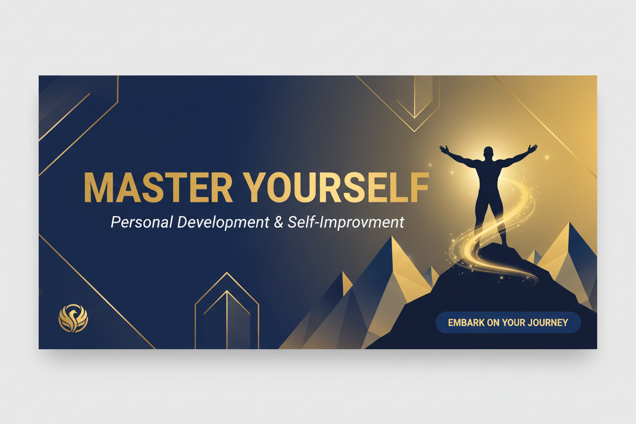 Bannière promotionnelle Master Yourself - Développement personnel